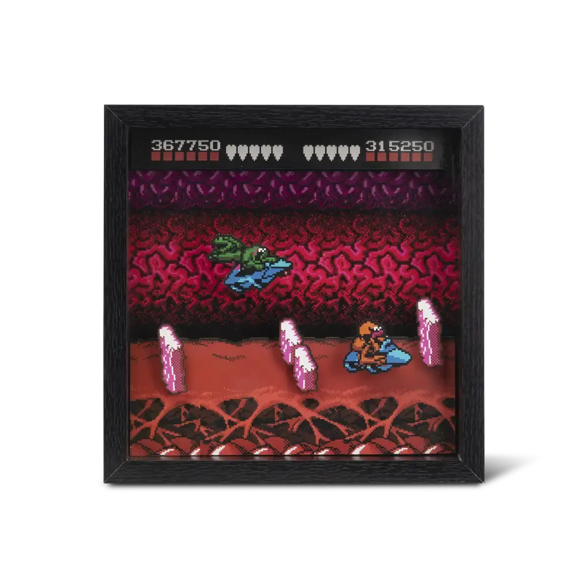 Pixel Frames Battletoads "Turbo Tunnel"